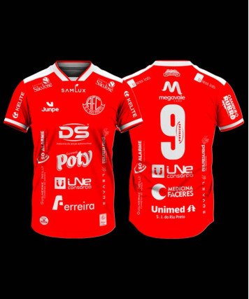 CAMISA DE JOGO AMÉRICA 1 VERMELHA